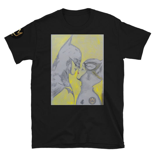 Forbidden Kiss Superhero Unisex T Shirt