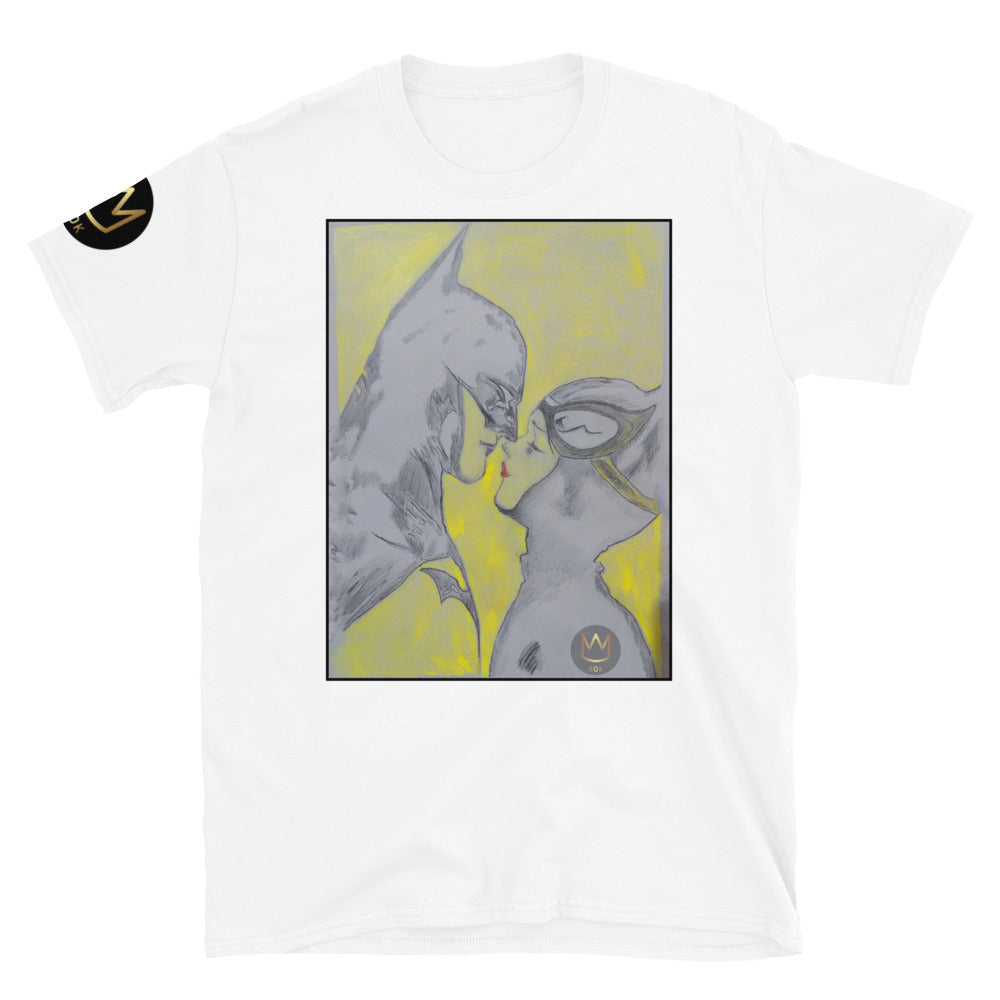 Forbidden Kiss Superhero Unisex T Shirt